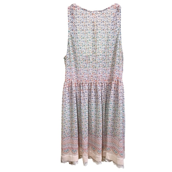 Anthropologie Maeve Violetta Sheer Floral Sleeveless Summer Dress - Picture 12 of 16